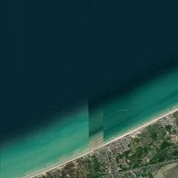 Vue aérienne des environs de Camping Le Perroquet