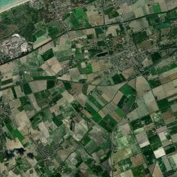 Vue aérienne des environs de Camping La Plaine