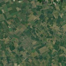 Vue aérienne des environs de Aire de camping-car à Rexpoëde