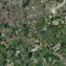 Vue aérienne des environs de Aire de Camping-car de Marck