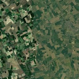 Vue aérienne des environs de Camping Le Beverhouck