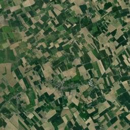 Vue aérienne des environs de Les Cent Fleurs