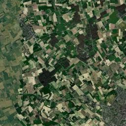 Vue aérienne des environs de Bardehof