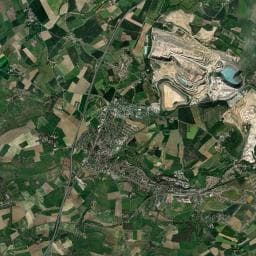 Vue aérienne des environs de Camping des Trolls