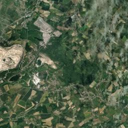 Vue aérienne des environs de Les Piloteries