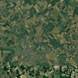 Vue aérienne des environs de Camping Les Ramiers