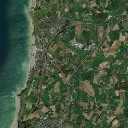 Vue aérienne des environs de Camping L'Olympic