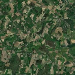 Vue aérienne des environs de Camping Manoir de Senlecques