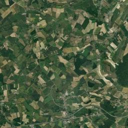 Vue aérienne des environs de Camping La Ferme de la Vausserie