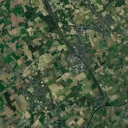 Vue aérienne des environs de Camping Zennijs