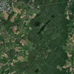 Vue aérienne des environs de Camping municipal Les Sapins