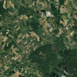 Vue aérienne des environs de La Ferme du Bois du Cocq