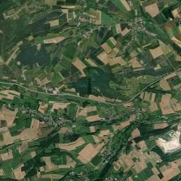 Vue aérienne des environs de Camping Le Domaine du Bléquin