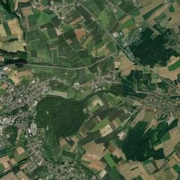 Vue aérienne des environs de Aire de camping-car à Setques (2)