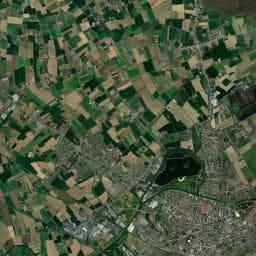 Vue aérienne des environs de Camping à Armentières