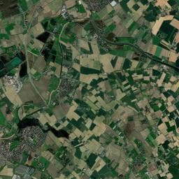 Vue aérienne des environs de Campings Les Alouettes et L'Image