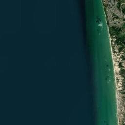 Vue aérienne des environs de Camping La Warenne