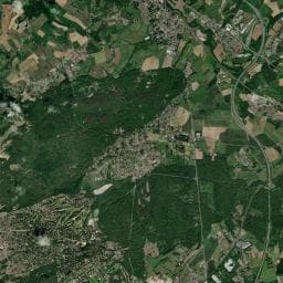 Vue aérienne des environs de Camping de la Warenne (Camping Municipal d'Ecault)