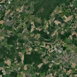 Vue aérienne des environs de Les Prairies de la Mer