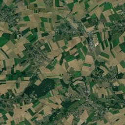 Vue aérienne des environs de Camping du Lac de Rebecques