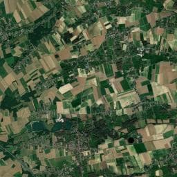 Vue aérienne des environs de Camping Le moulin de Mametz