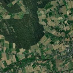 Vue aérienne des environs de Gîte dans mon Jardin