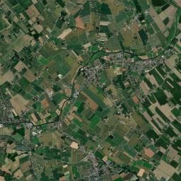 Vue aérienne des environs de Détente de la Lys