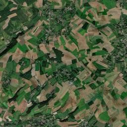 Vue aérienne des environs de Camping du Baillons