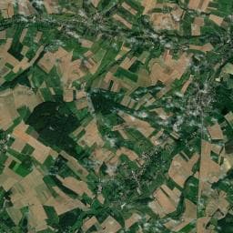 Vue aérienne des environs de Camping La Tentation