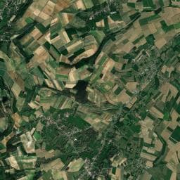 Vue aérienne des environs de Camping La Nouvelle Aventure