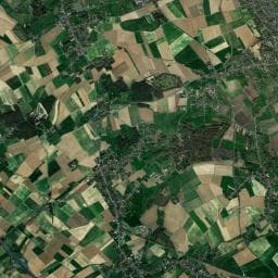 Vue aérienne des environs de Aire de camping-car à Rely