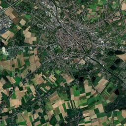 Vue aérienne des environs de Camping de l'Orient