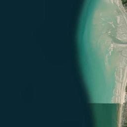 Vue aérienne des environs de Camp de Dunes