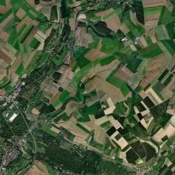 Vue aérienne des environs de Aire de camping-cars de Montreuil-sur-Mer