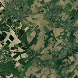 Vue aérienne des environs de La Ferme Du Milieu