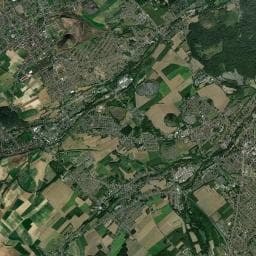 Vue aérienne des environs de Camping du Domaine de la Biette