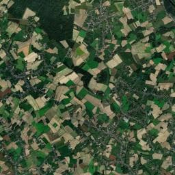 Vue aérienne des environs de Le Petit Clos
