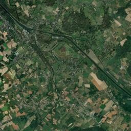 Vue aérienne des environs de Camping Domaine des Poteries