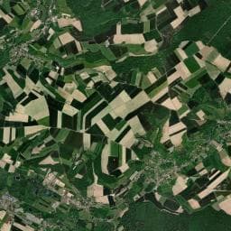 Vue aérienne des environs de camping Municipal des Etangs (2)
