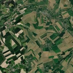 Vue aérienne des environs de Camping La Verte Colline