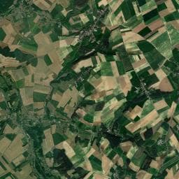 Vue aérienne des environs de Camping de la Scierie