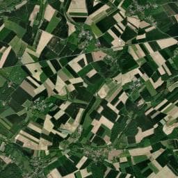 Vue aérienne des environs de Camping des Avesnes