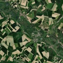 Vue aérienne des environs de Camping des Etangs de Dompierre