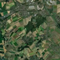 Vue aérienne des environs de Camping Municipal La Sablière