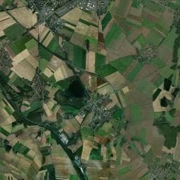Vue aérienne des environs de Camping Les Sorbiers