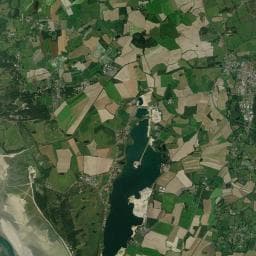Vue aérienne des environs de Camping à Le Crotoy