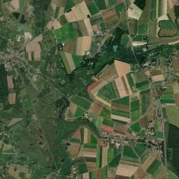 Vue aérienne des environs de Château Gaillard