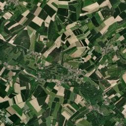 Vue aérienne des environs de Les Peupliers de l'Authie
