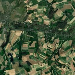 Vue aérienne des environs de Camping Les domaines "Le Val du Ternois"