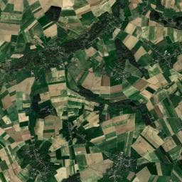 Vue aérienne des environs de Camping les Sources